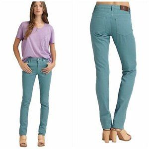 ACNE woman's size 26 flex s bright turquoise blue straight jeans